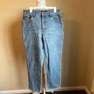 BILL BLASS VINTAGE easy for straight leg high rise jeans | Size 14P